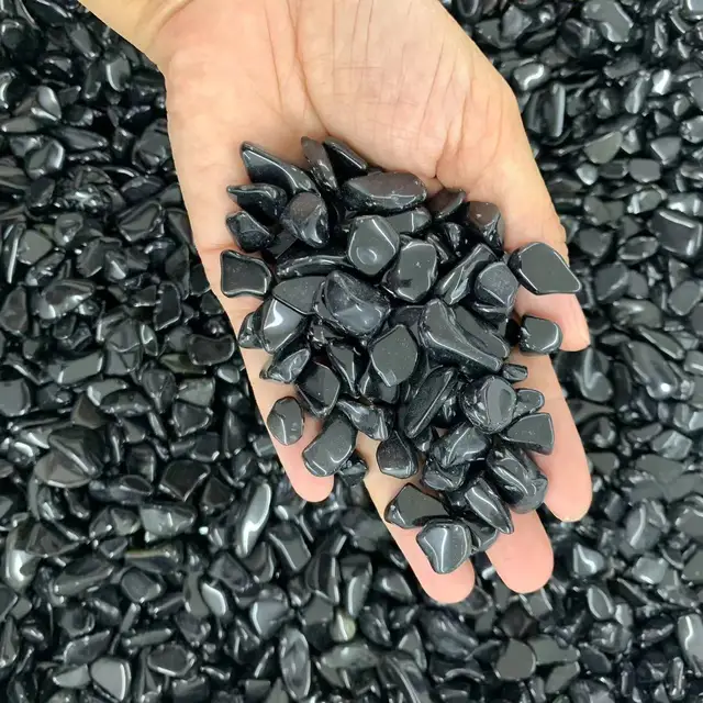 Mini Black Tourmaline Crystal Tumblestone
