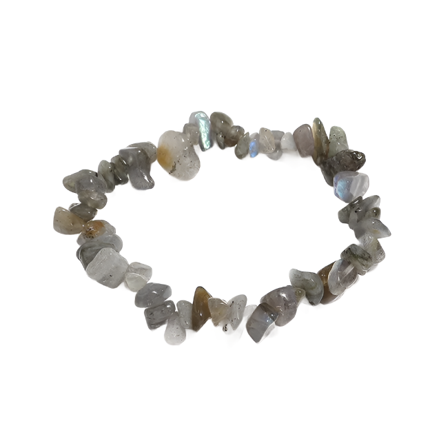 Labradorite Crystal Chip Bracelet