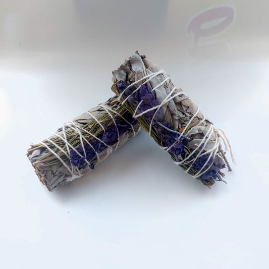 White Sage, Lavender & Rosemary Smudge Stick Bundle