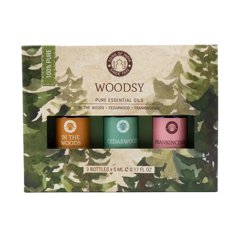 Aromatherapy Oils Woodsy Collection 3 X 5ml