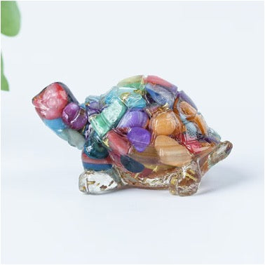 Resin Turtle - Multicoloured 1