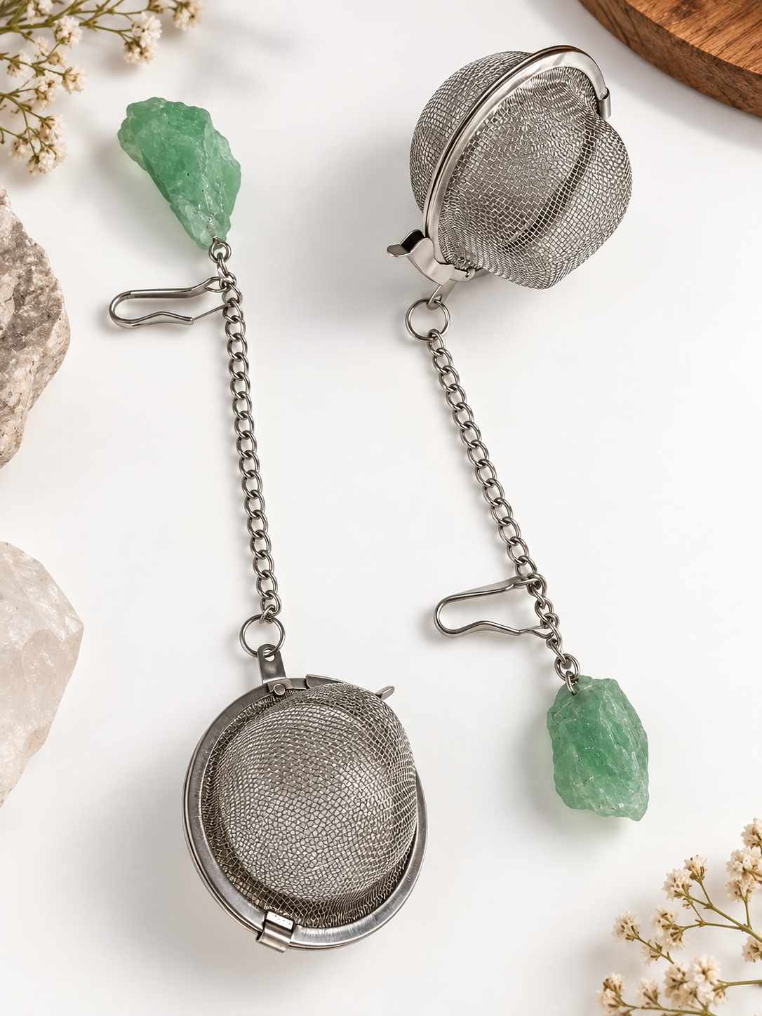 Crystal Tea Strainers