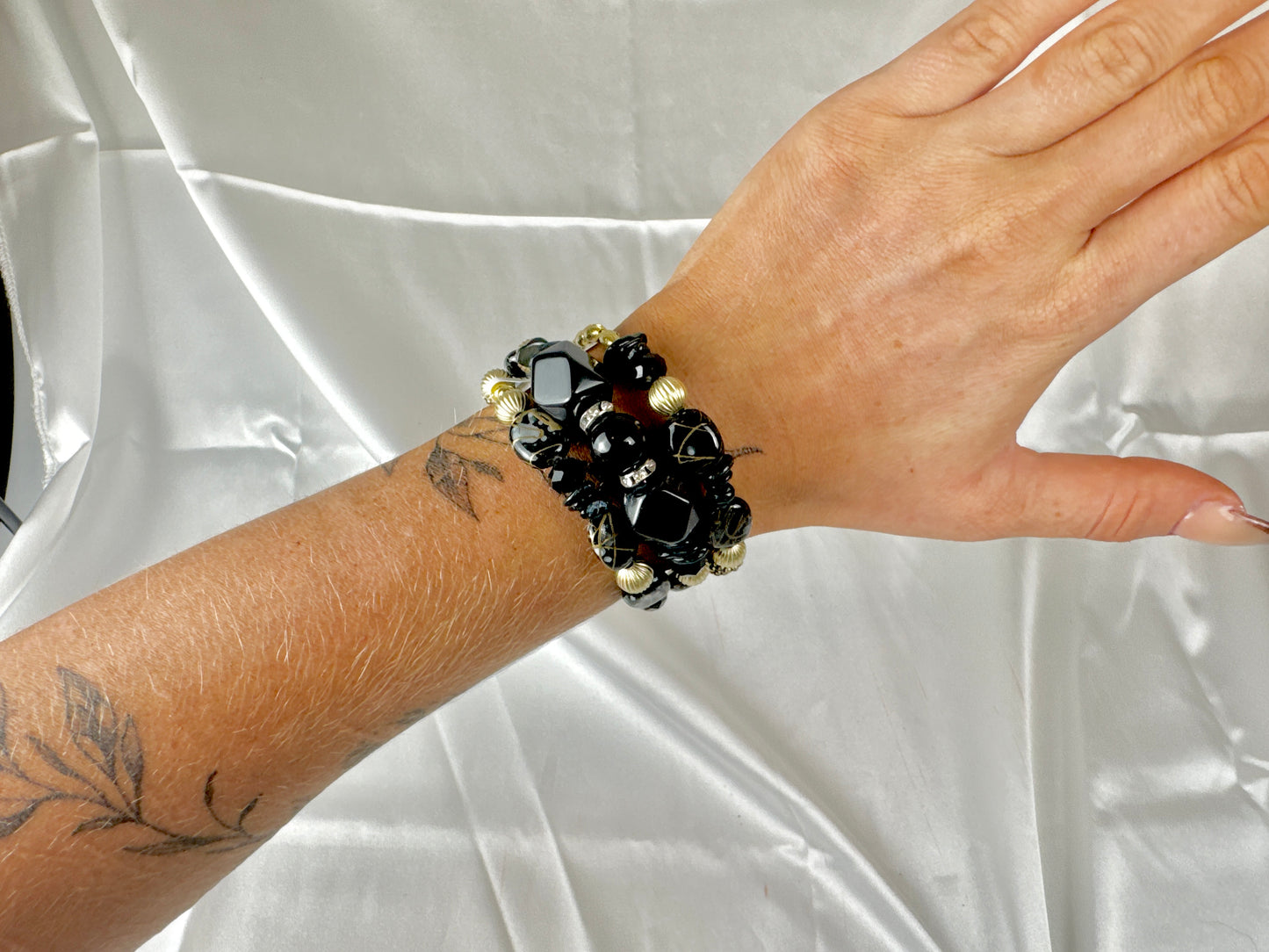 Black Spiral Bracelet