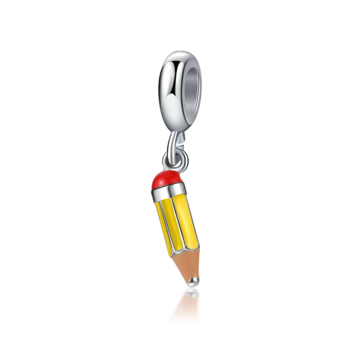 Dangly Pencil Silver Charm