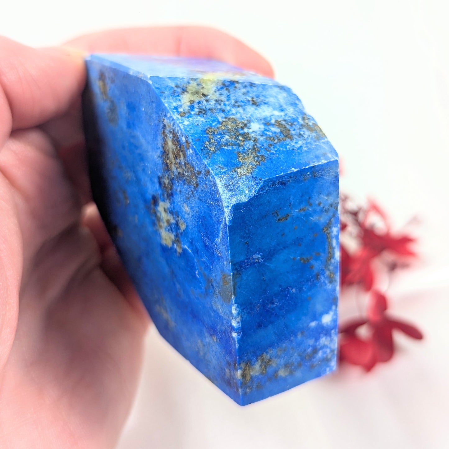 Lapis Lazuli Healing Crystal Freeform Close Up