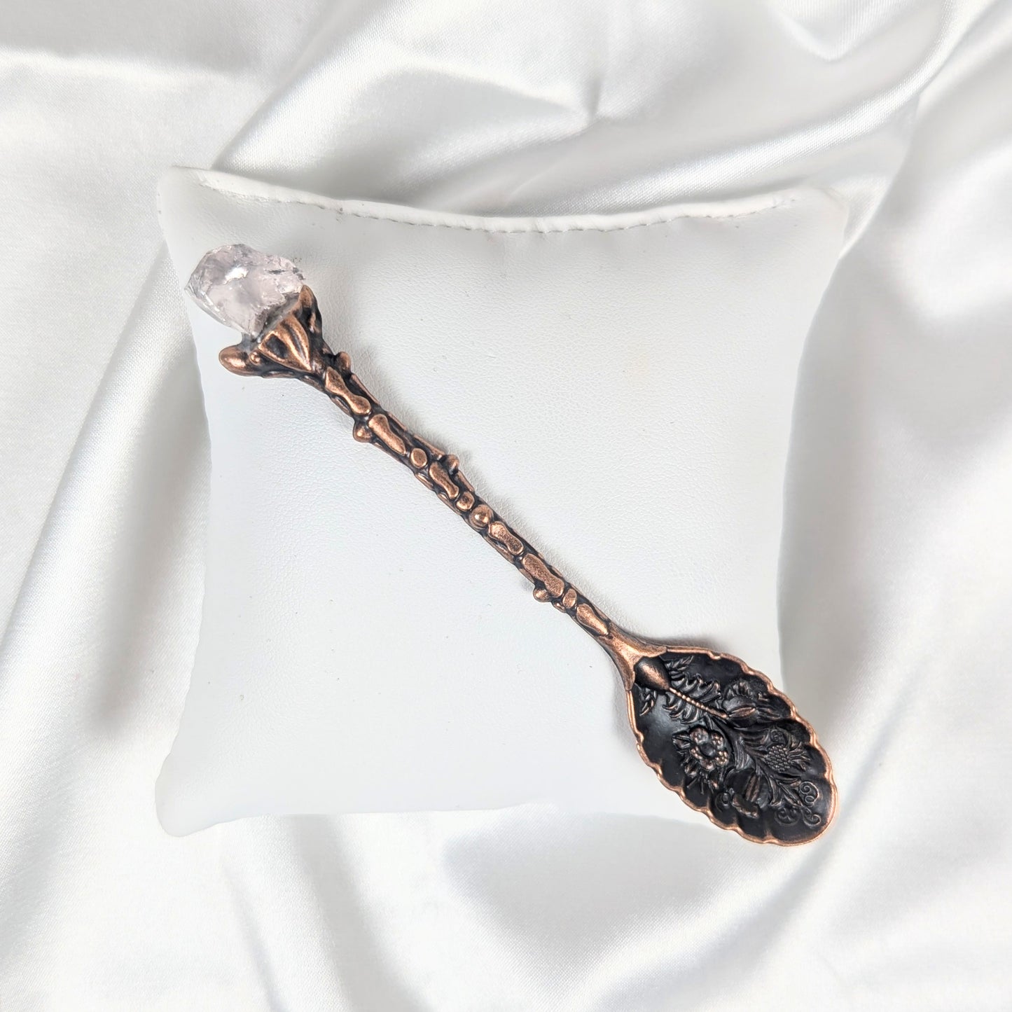 Rose Quartz Crystal Teaspoon