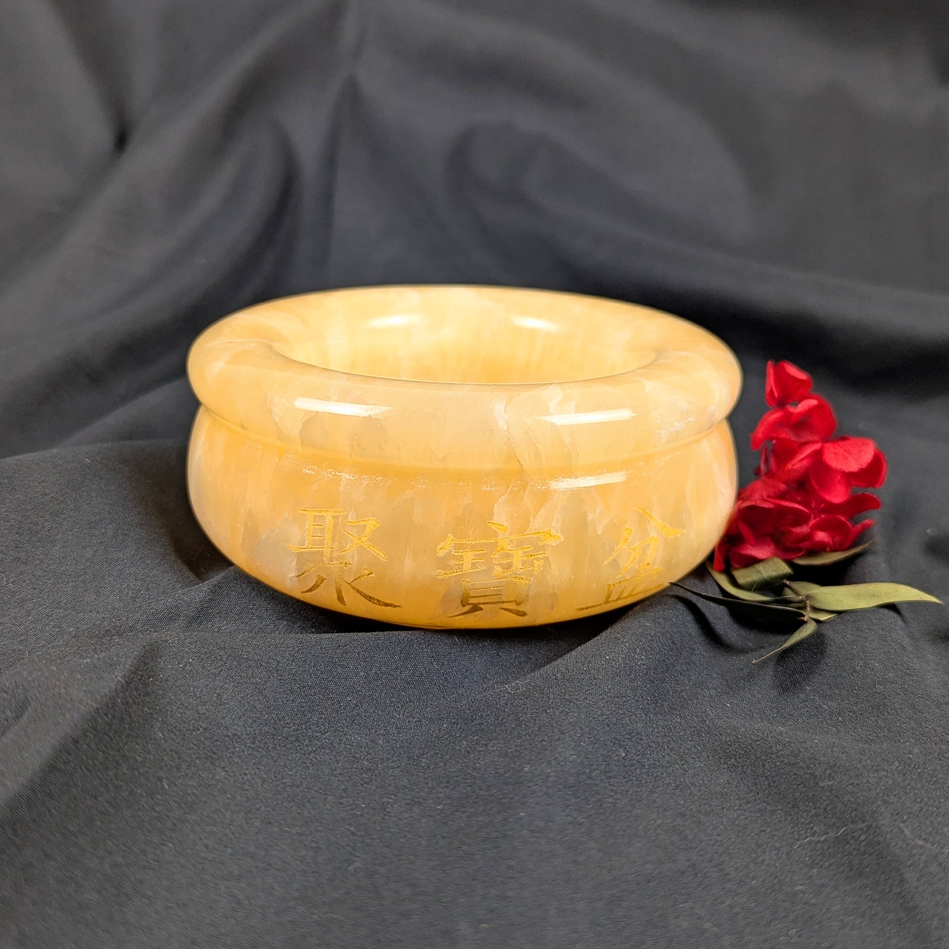 Yellow Jade Treasure Bowl
