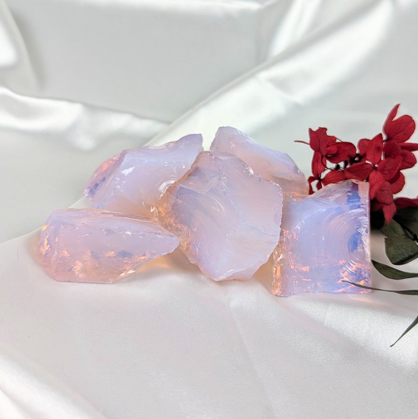 Rough Pink Opalite Crystal (MANMADE)