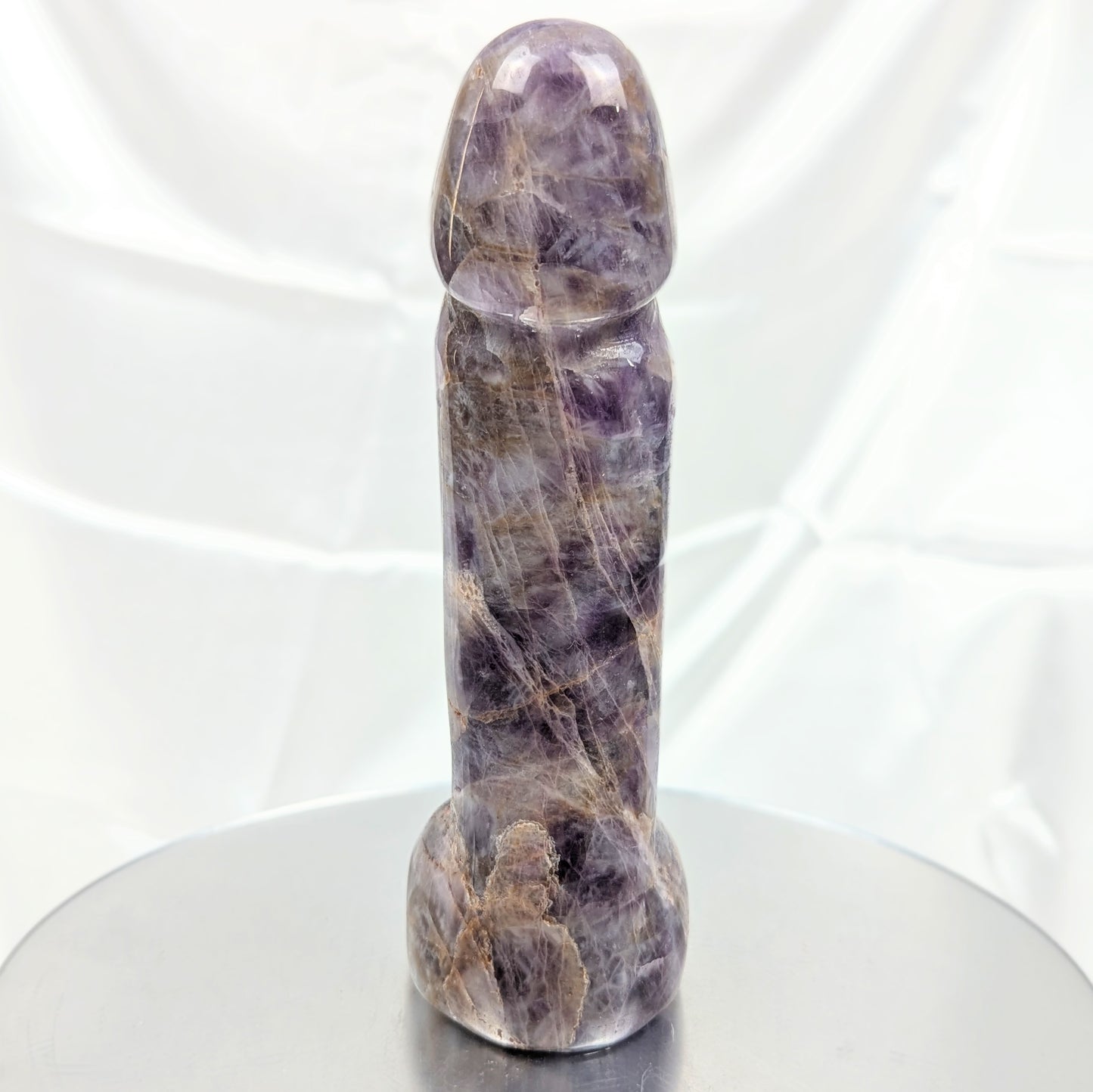 XL Dream Amethyst Crystal Penis Bacl