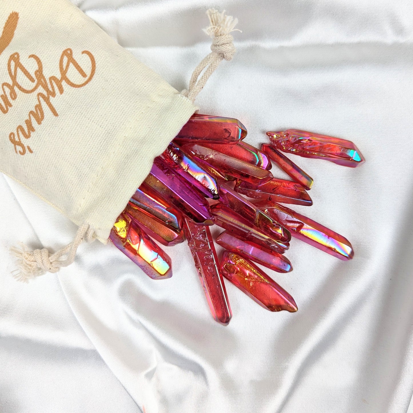 Strawberry Red Crystal Aura Point