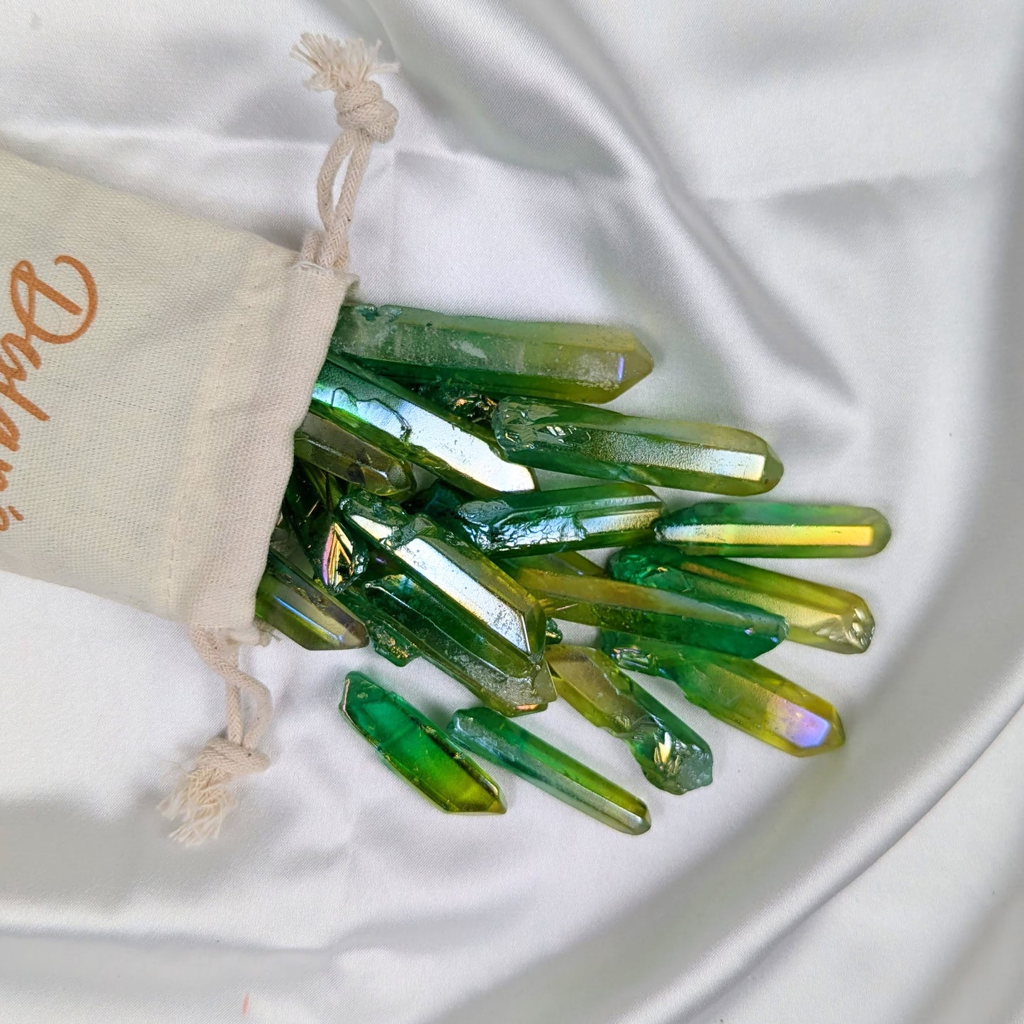 Green and Yellow Crystal Aura Point