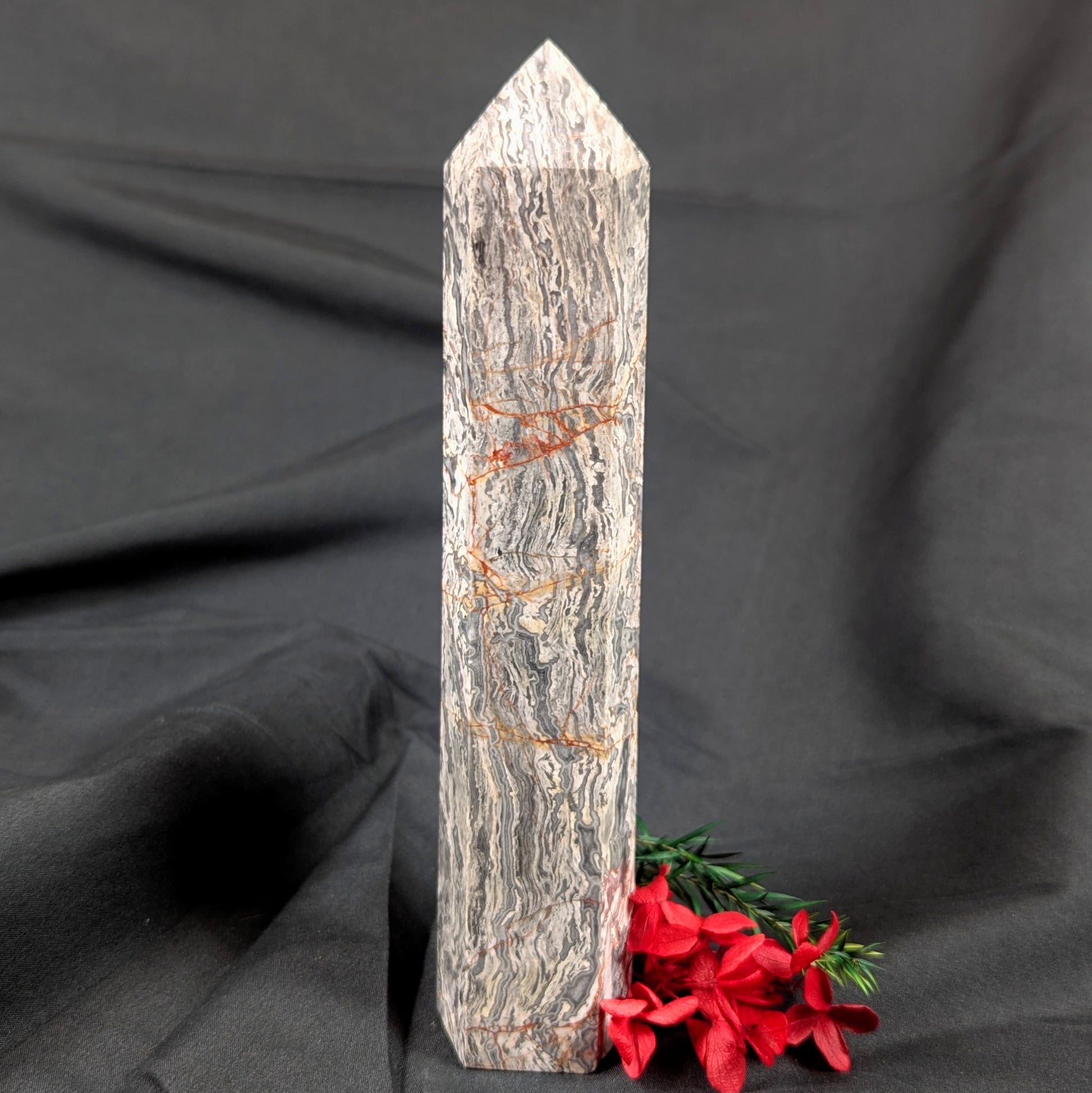 Picasso Jasper Crystal  Point