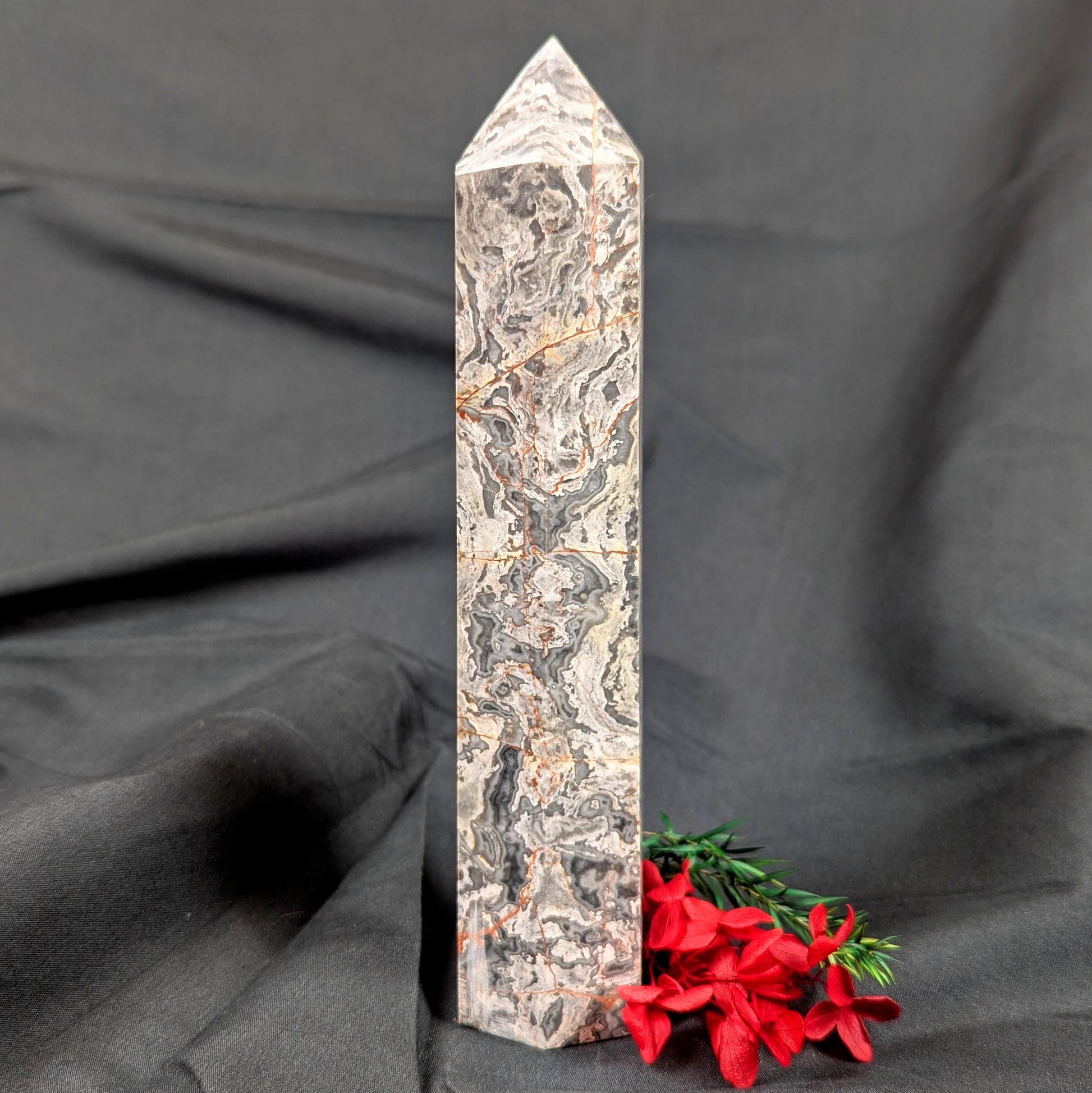 Picasso Jasper Crystal  Point