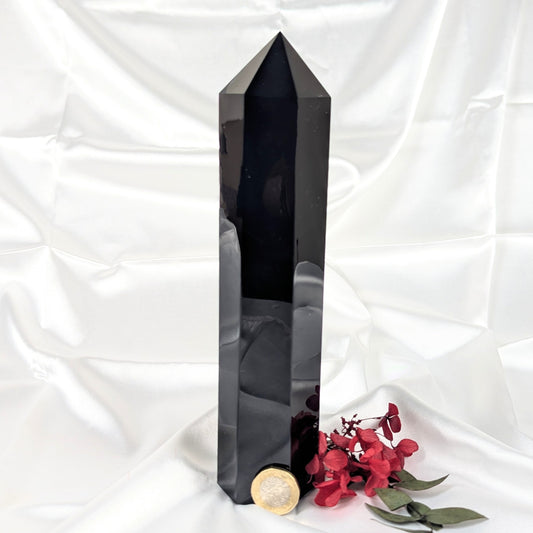 Obsidian Crystal  Point (XL)