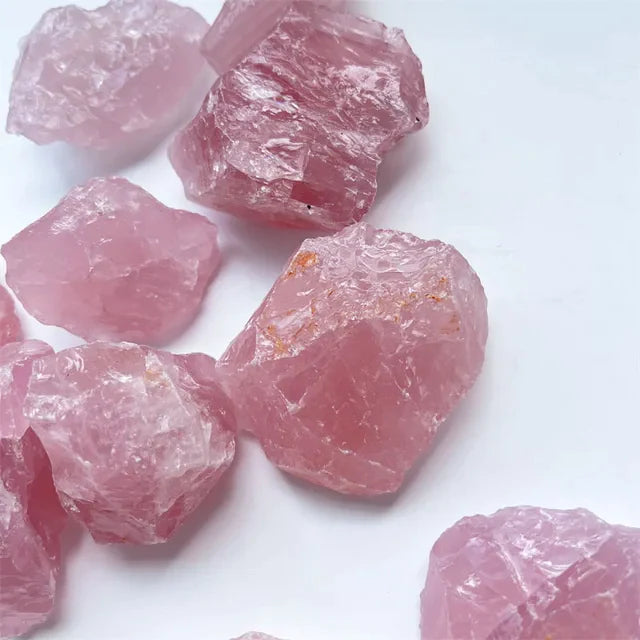 Rough Rose Quartz Crystal (Madagascar)