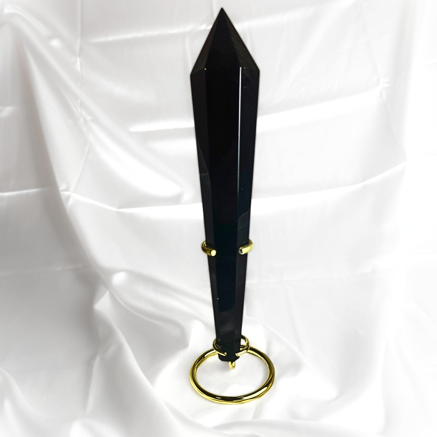 Obsidian Crystal Wand