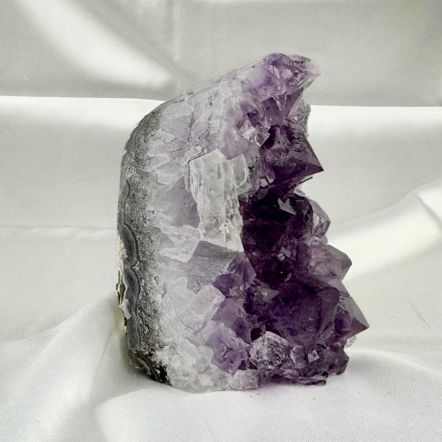 Amethyst Crystal Cut Base Cluster
