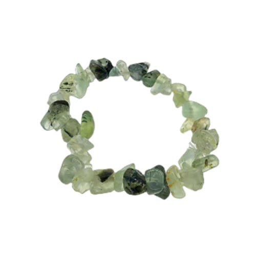 Prehnite Crystal Chip Bracelet