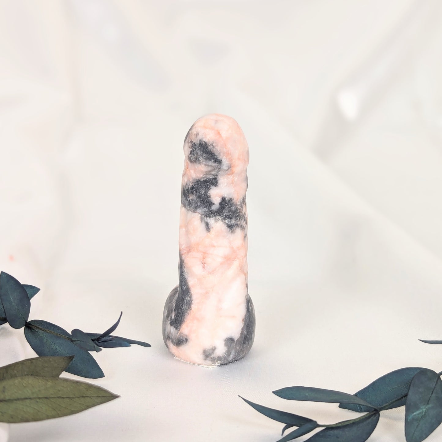 Pink Zebra Jasper Chunky Penis