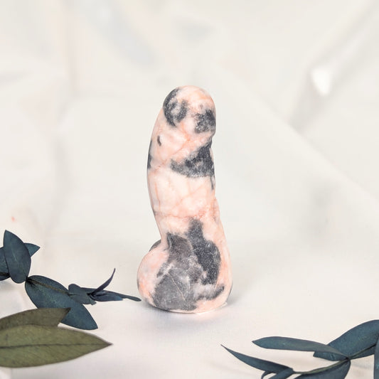 Pink Zebra Jasper Chunky Penis