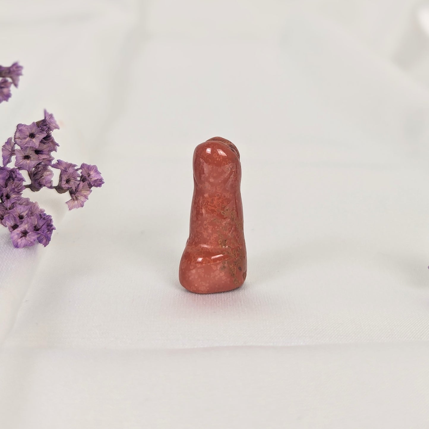 Red Jasper Mini Crystal Penis Carving