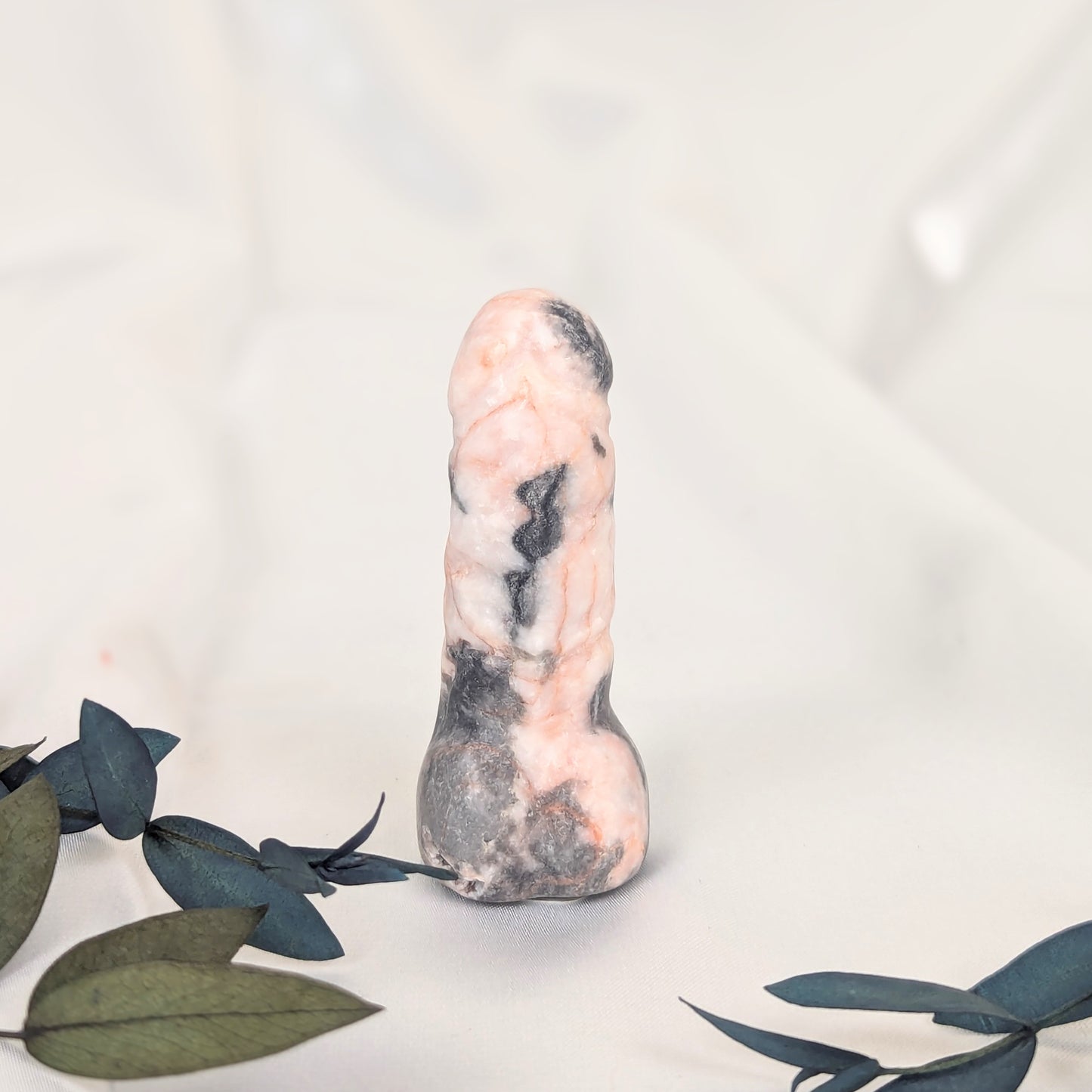 Pink Zebra Jasper Chunky Penis
