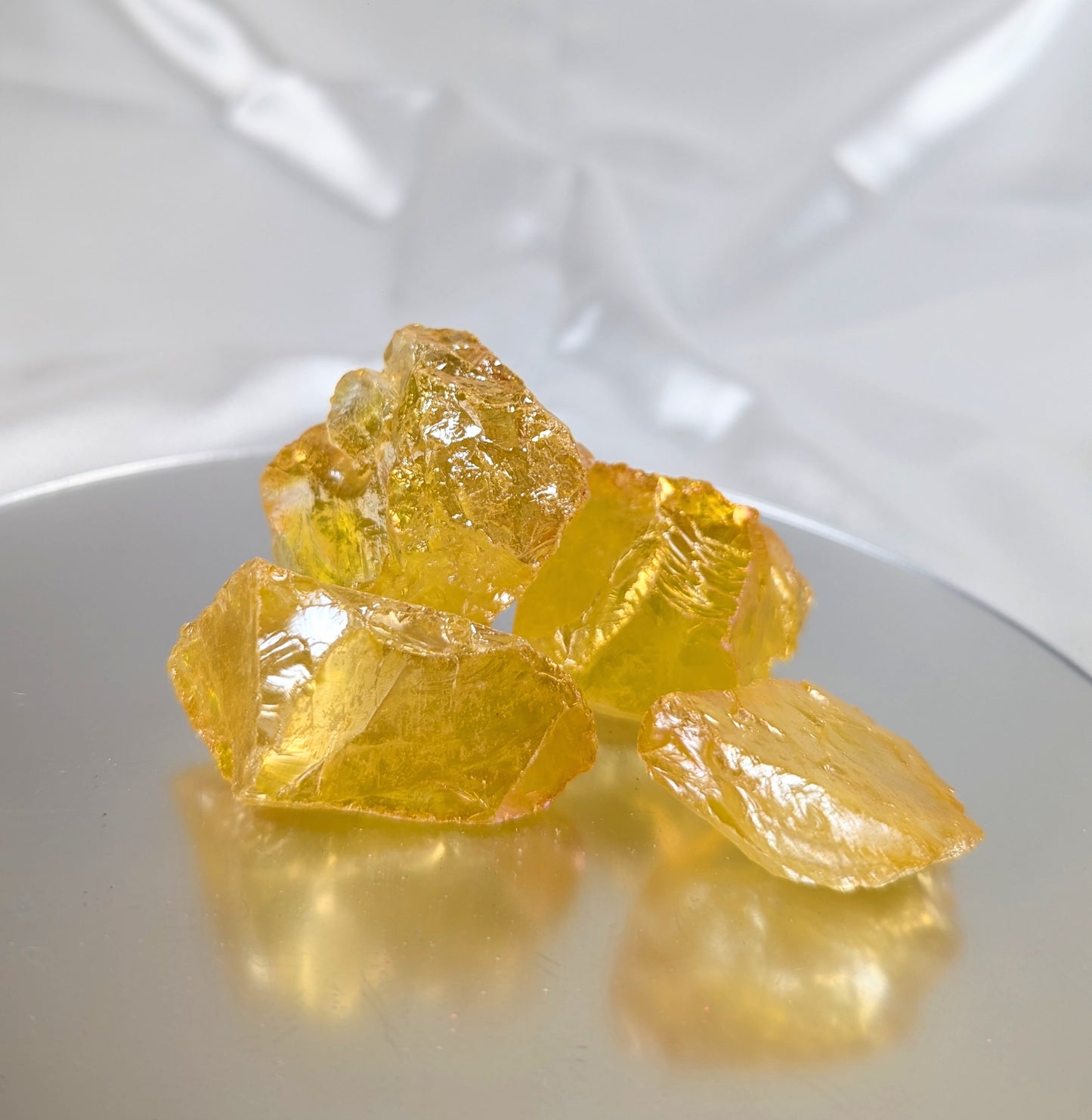 Rough Yellow Aura Crystal