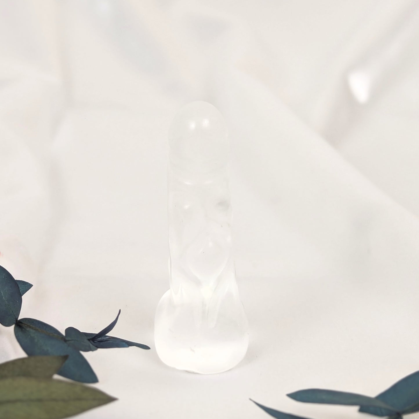 Clear Quartz Chunky Penis