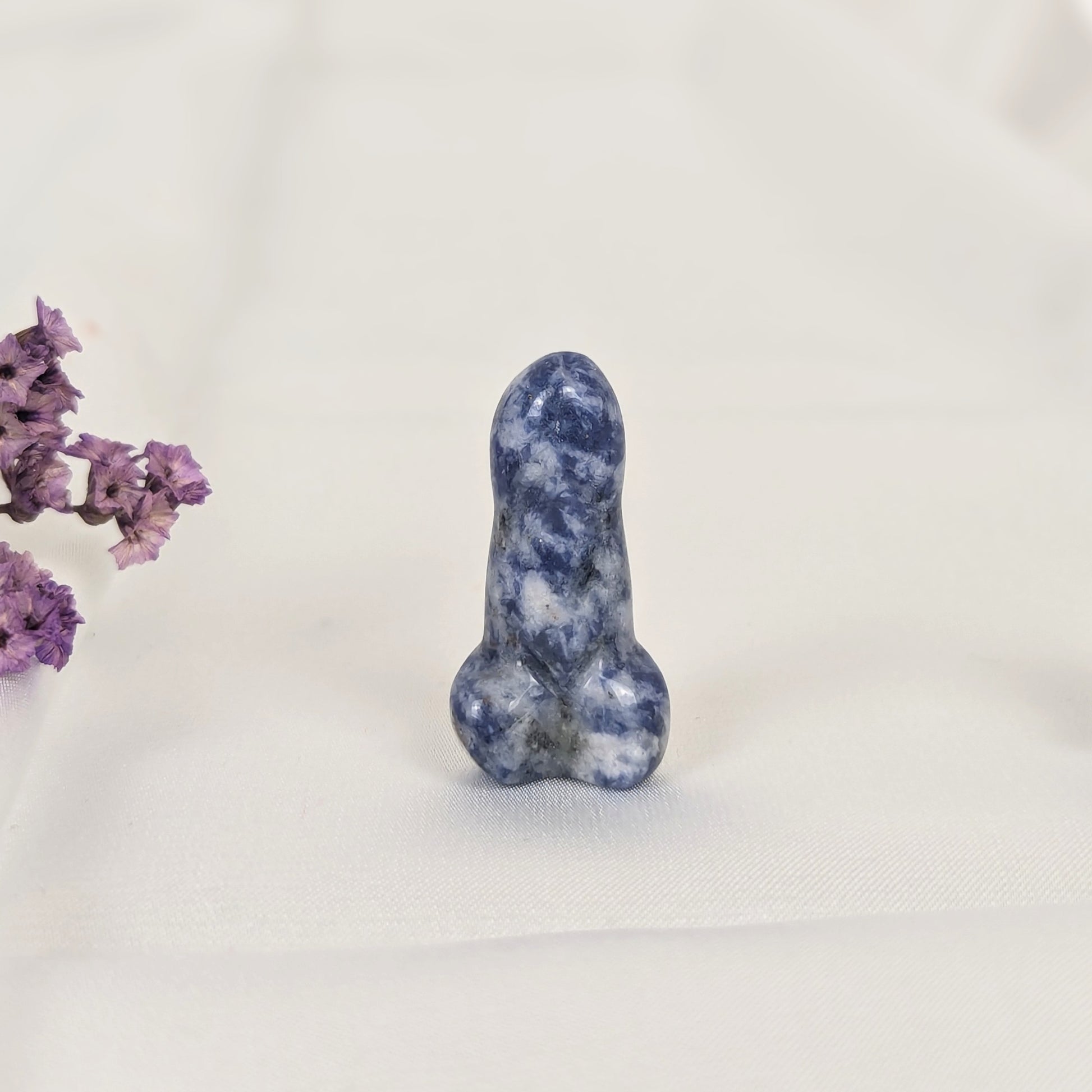 Sodalite Mini Crystal  Penis Carving