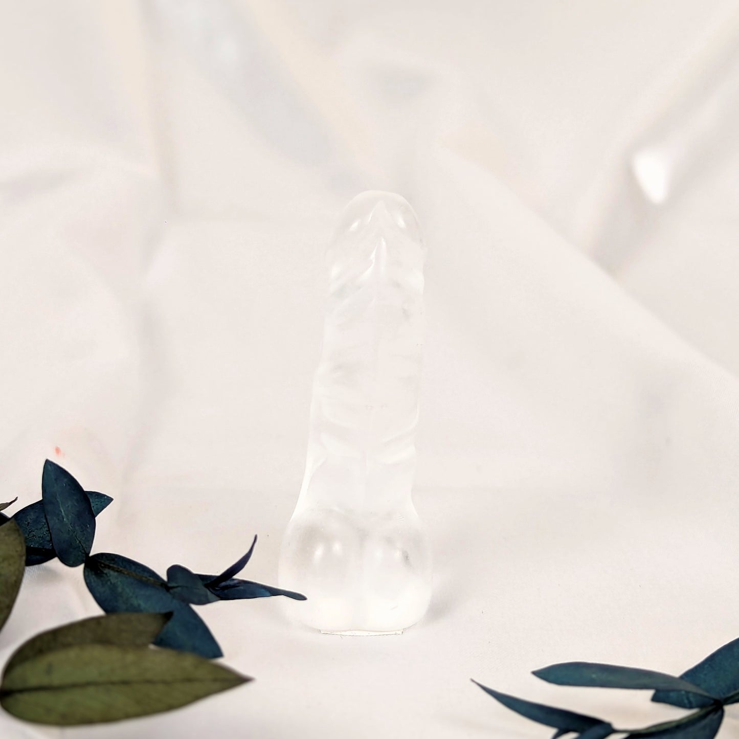 Clear Quartz Chunky Penis