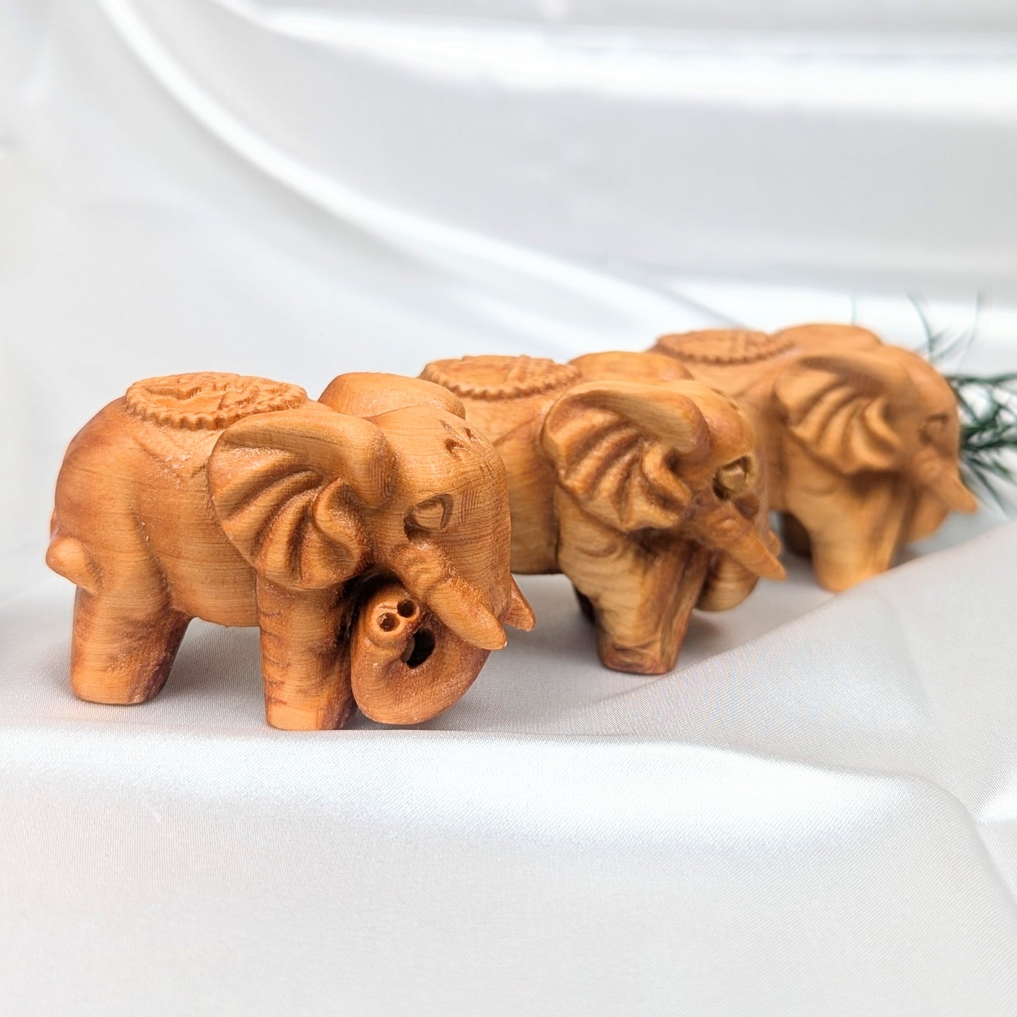 Wooden Elephant Carving