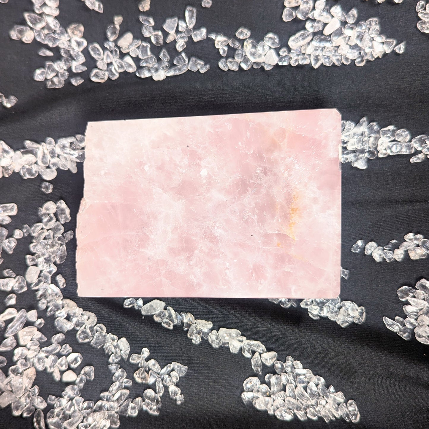 Rose Quartz Crystal Individual Bookend Slab