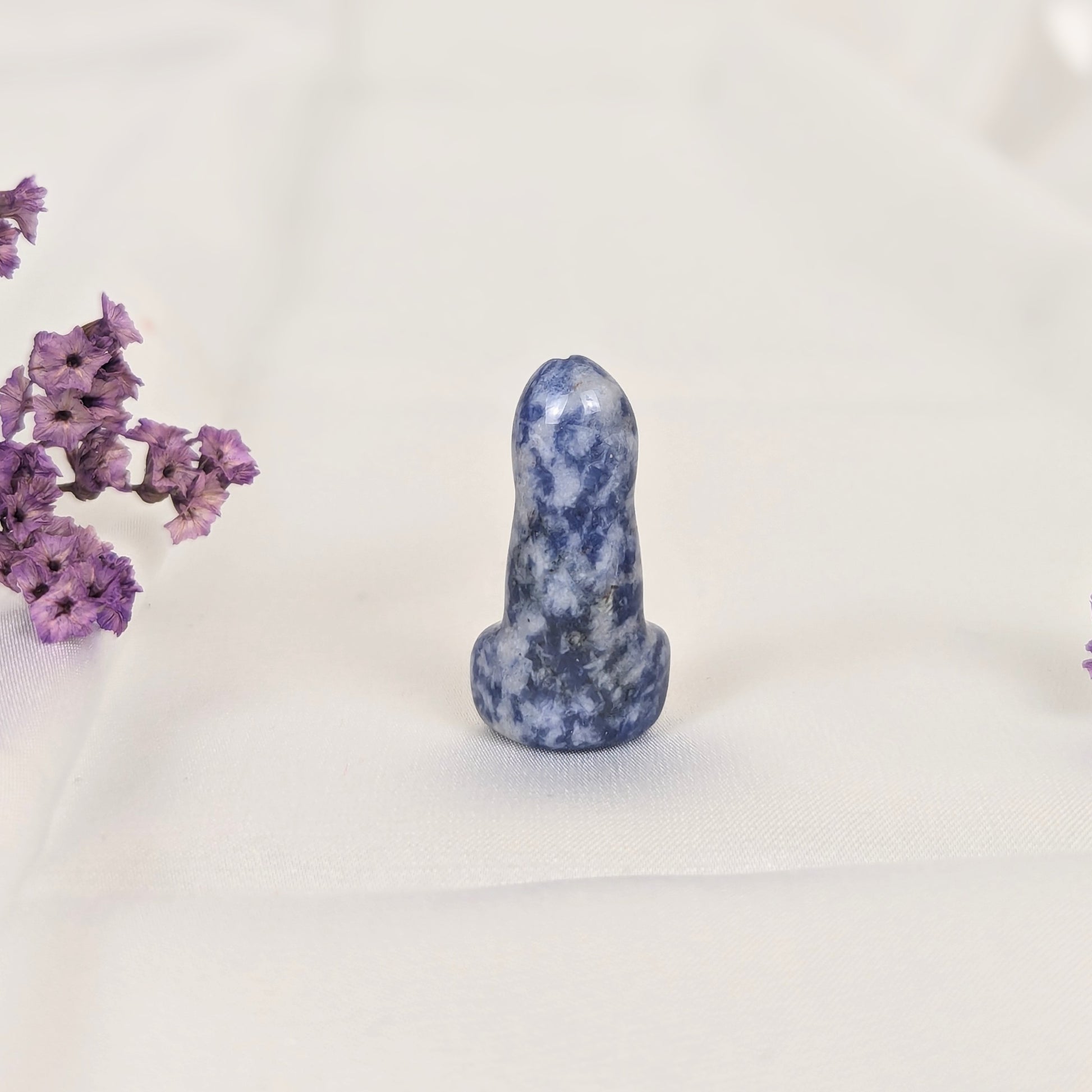 Sodalite Mini Crystal  Penis Carving