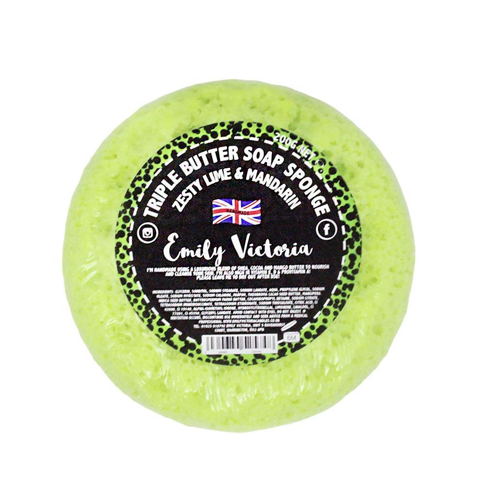 Zesty Lime and Mandarin Soap Sponge