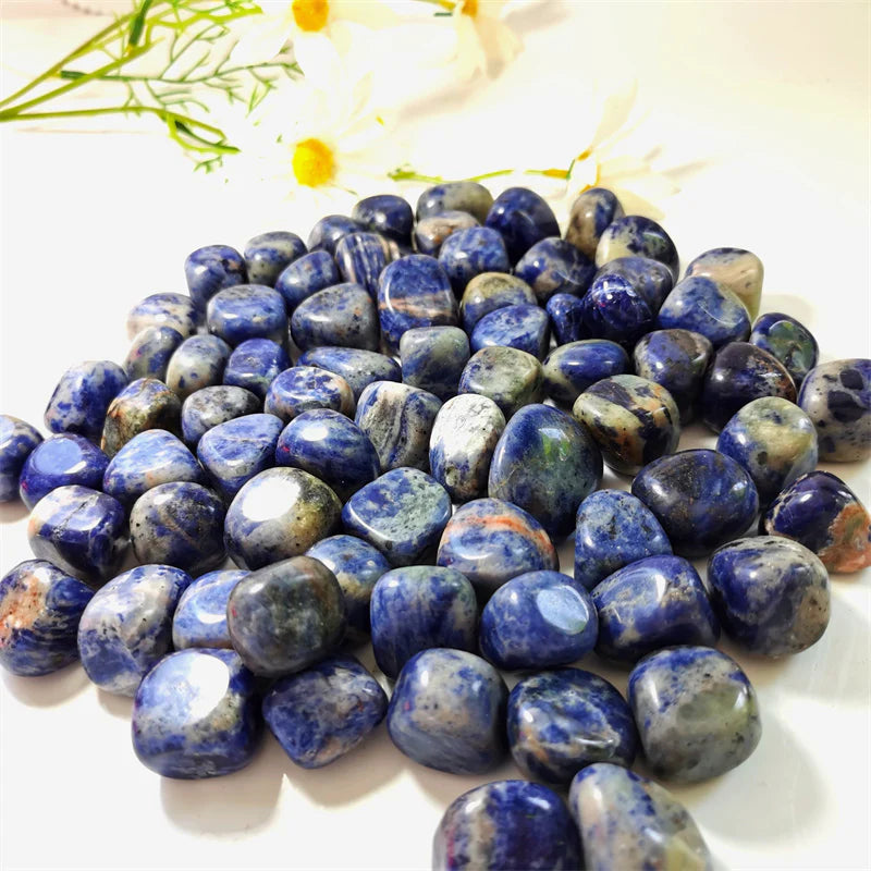 Sodalite Crystals Tumblestones 1