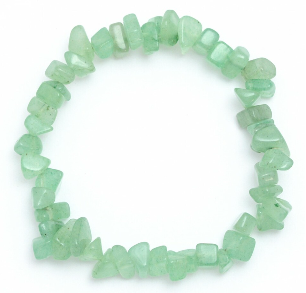Green Aventurine Crystal Chip Bracelet
