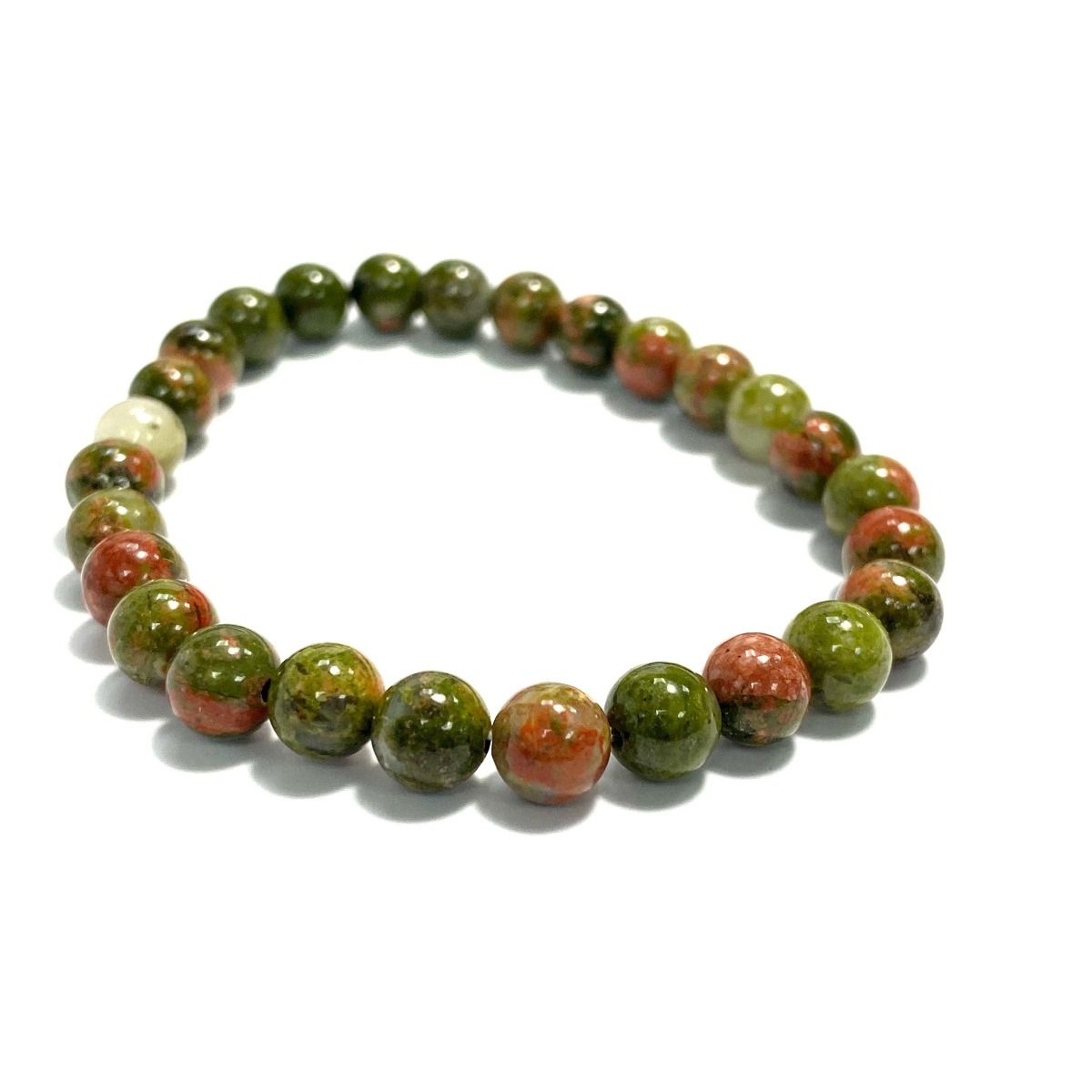 Unakite Crystal Beaded Bracelets 2