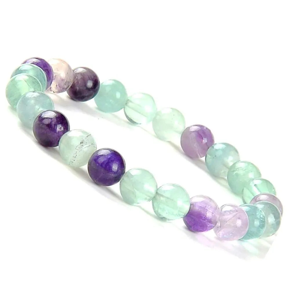 Fluorite Crystal Beaded Bracelets 2