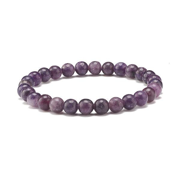 Lepidolite Crystal Beaded Bracelets 2