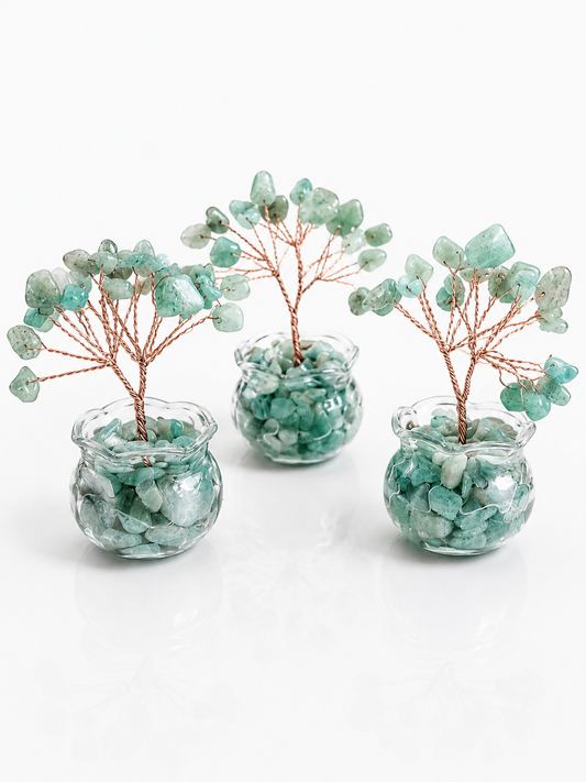 Amazonite Mini Crystal Gem Tree