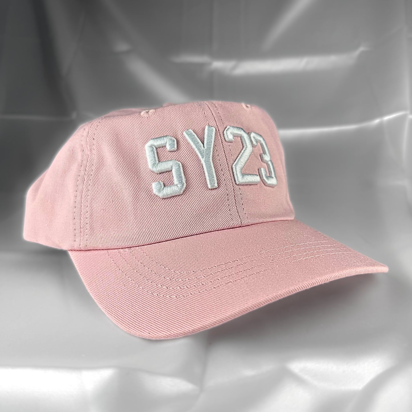 Pink - “SY23” Cotton Dad Cap