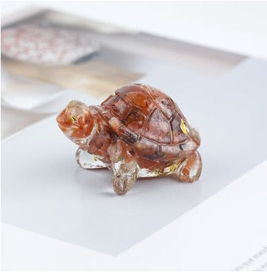 Resin Turtle - Orange