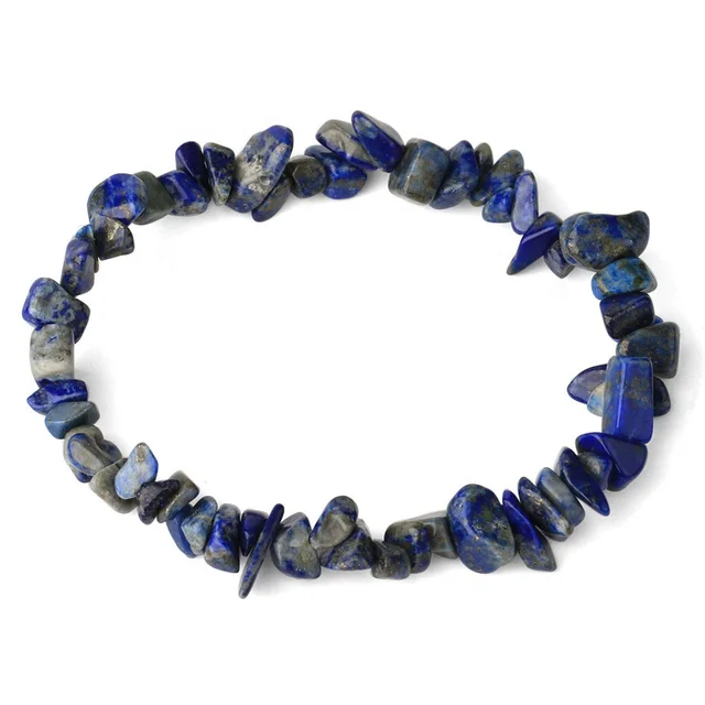 Lapis Lazuli Crystal Chip Bracelet