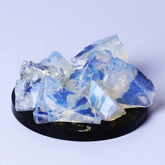 Blue Rough Opalite Crystal  (man made).