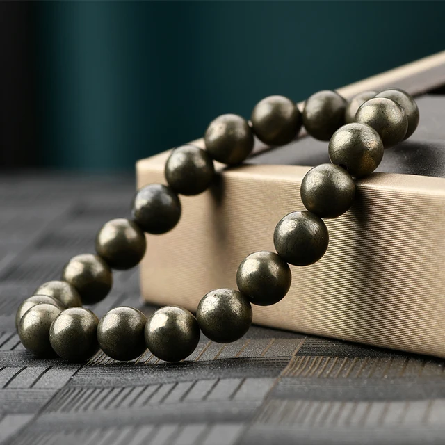 Pyrite Crystal Beaded Bracelets