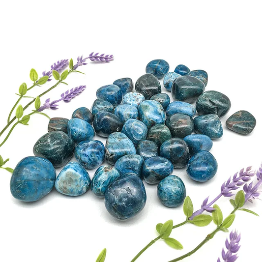 Blue Apatite Crystal Tumblestone