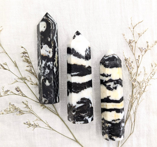 Zebra Jasper Crystal Point