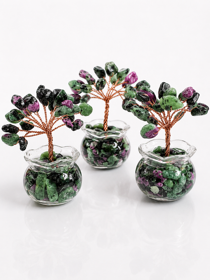 Ruby Zoisite Mini Crystal Gem Tree