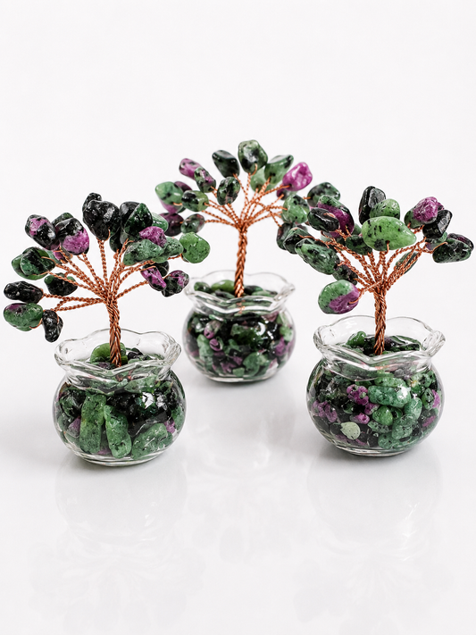 Ruby Zoisite Mini Crystal Gem Tree