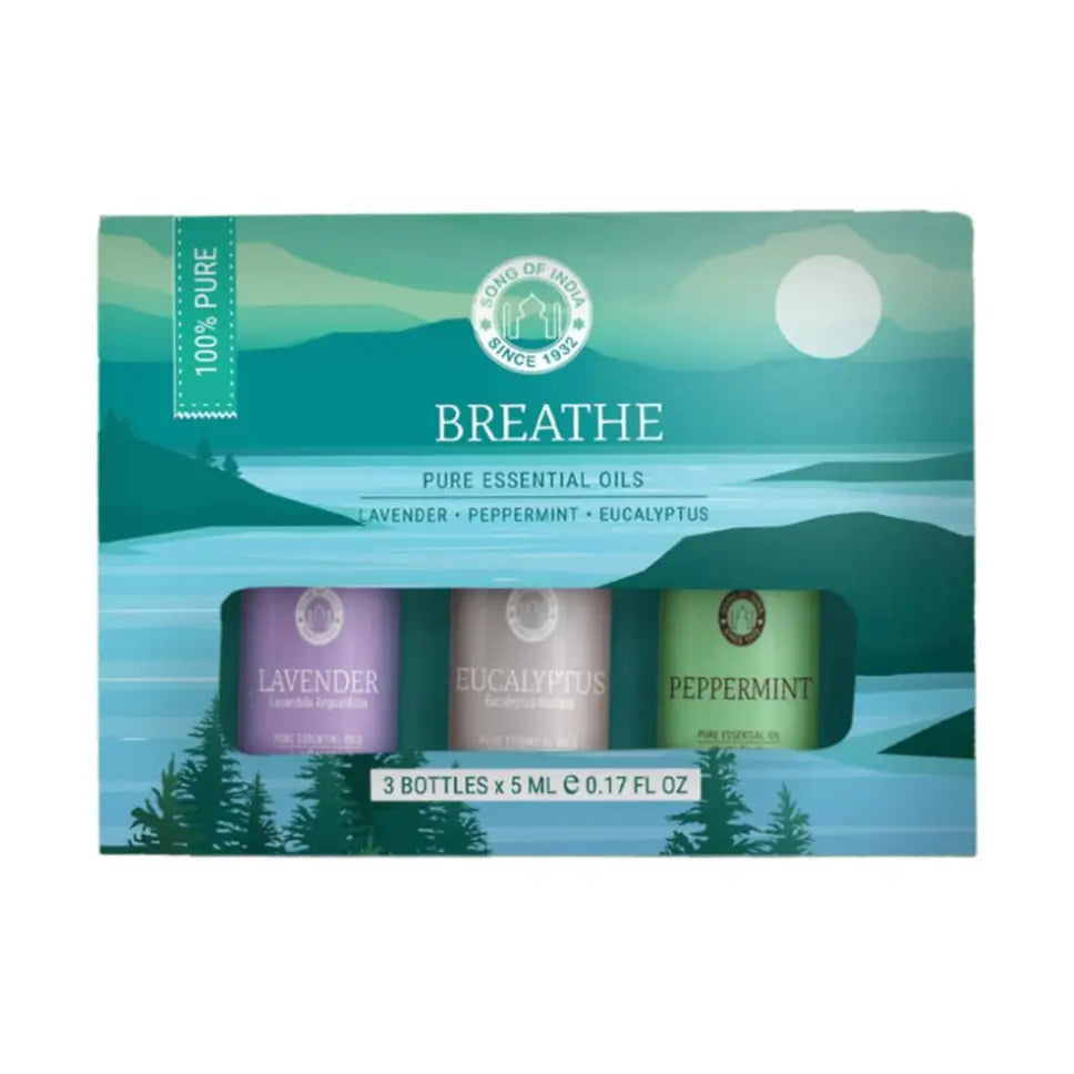 Aromatherapy Oils Breathe Collection 3 X 5ml